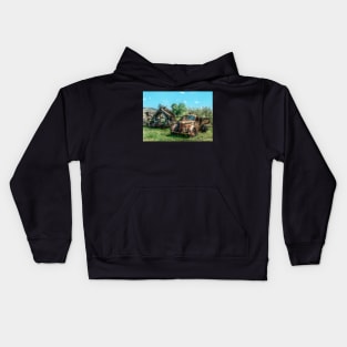 vintage truck Kids Hoodie